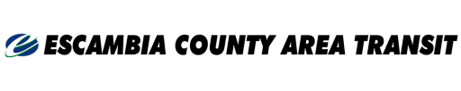 Escambia County Area Transit logo in black