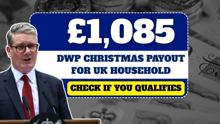 £1,085 DWP Christmas Payout