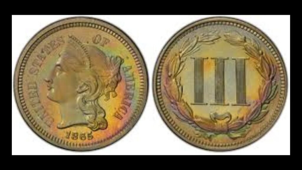 5. 1865 Three-Cent Nickel