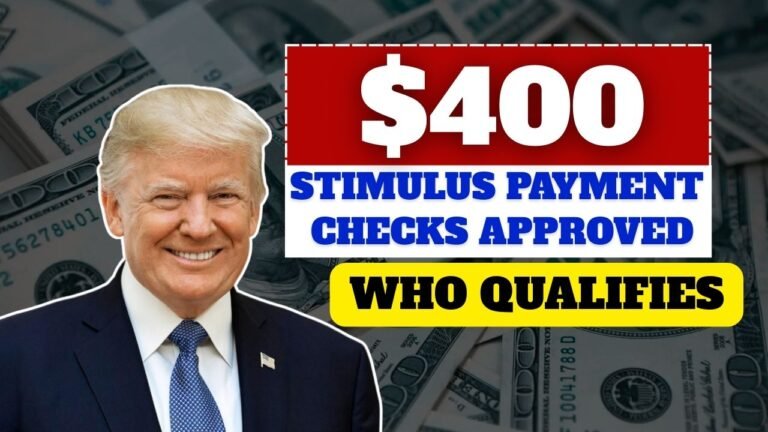 $400 Stimulus Checks Approved: Who Qualifies and How You’ll Get Paid