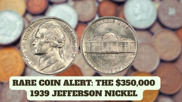 Rare Coin Alert: The $350,000 1939 Jefferson Nickel and 3 Coins Collectors Want